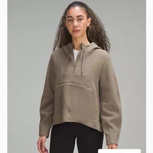 Textured Half Zip Hoodie